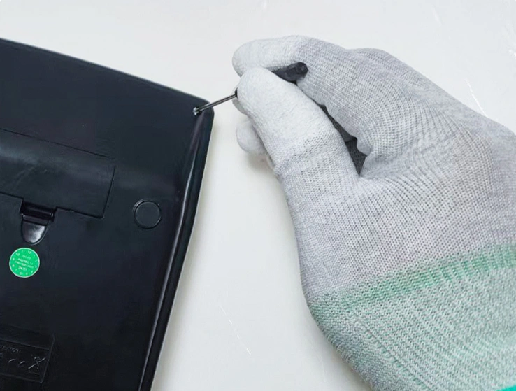 PU Coated ESD Work Gloves-application