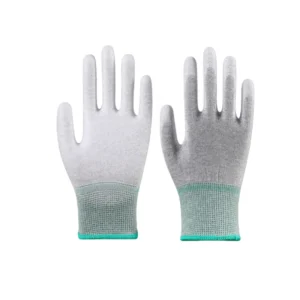 Carbon Fiber Anti-Static PU Palm Coated Work Gloves