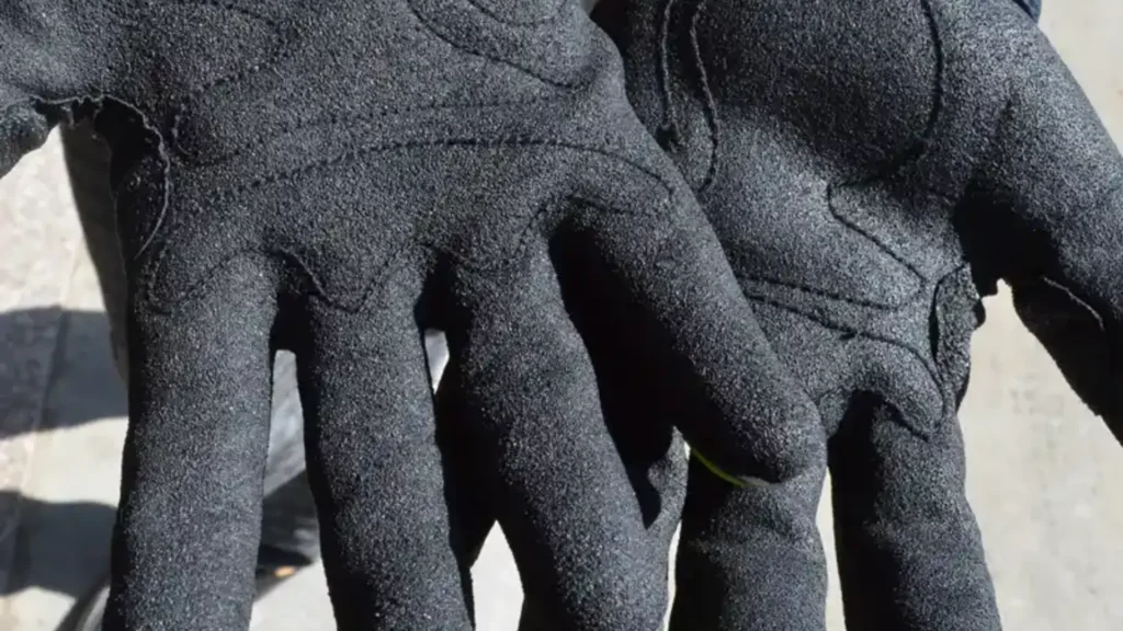impact hand gloves palm display