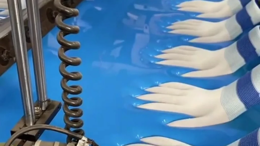 safety glove suppliers in UAE Production process demonstration