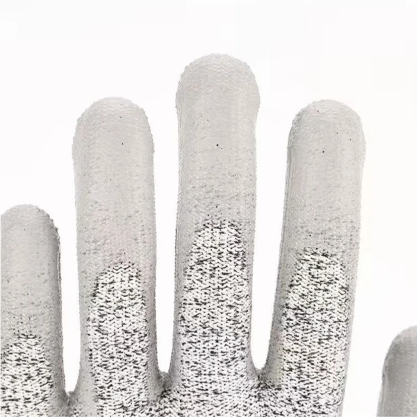 18-Gauge A5 Cut-Resistant PU Coated Work Gloves (PU108)-finger