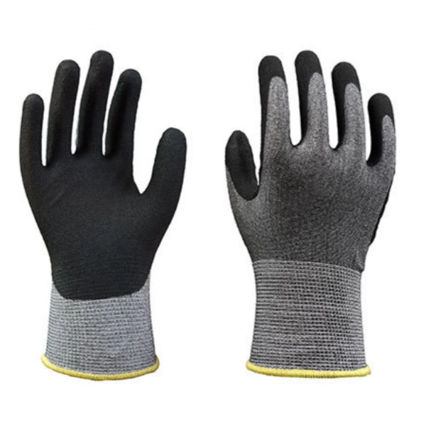 21Gauge Nitrile Sandy Coated A4 Cut-Resistant Gloves (CUT-1701)