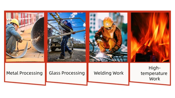 Aramid Fiber Heat Resistant Safety Gloves（HR-701) application