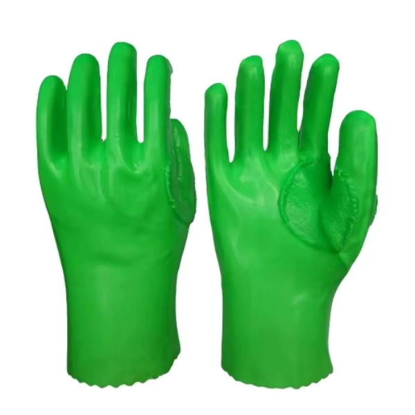 PVC-coated Chemical-Resistant Gloves for Oil, Acid, and Alkali(PVC109)