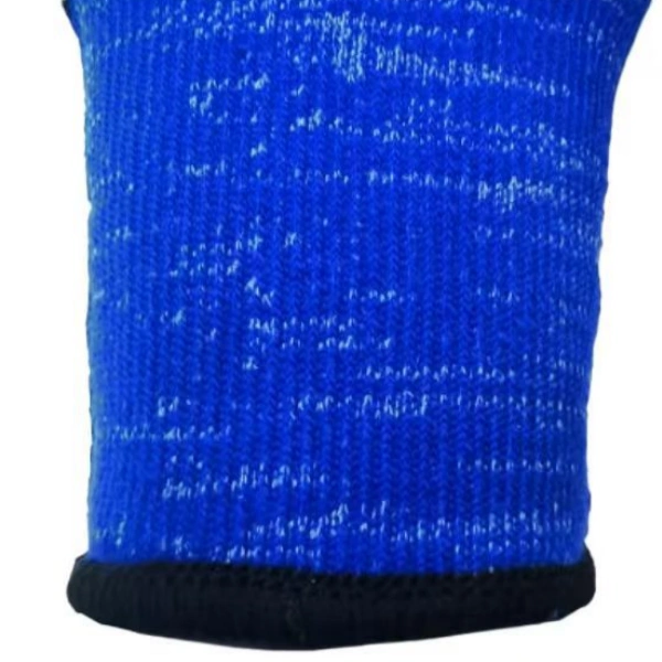 The 10G Acrylic Napped Double Liner Nitrile Sandy Coated Winter Gloves Elastic drawstring closure