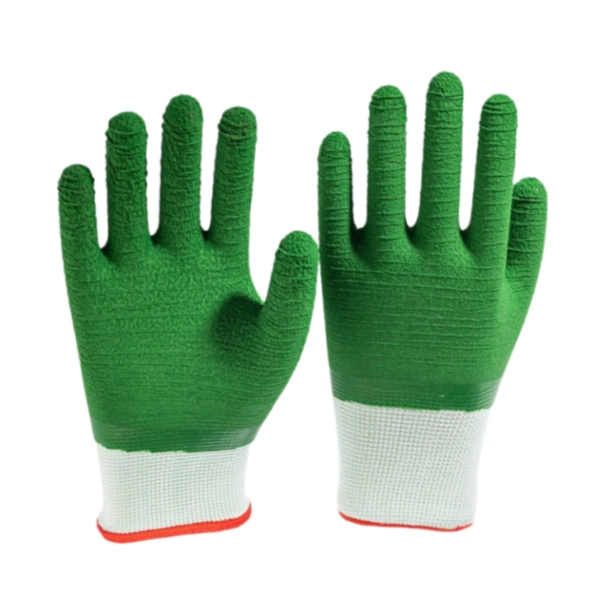 13-Gauge Polyester Lined Wavy Latex Coated Work Gloves (PT-L1501)