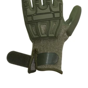 Green TPR Impact Gloves with Level 5 Cut Resistance (TPR-1701)sandy palm