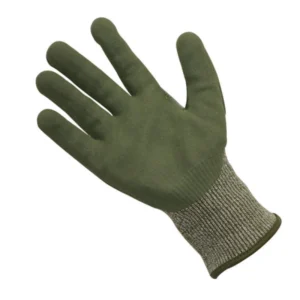 Green TPR Impact Gloves with Level 5 Cut Resistance-palm