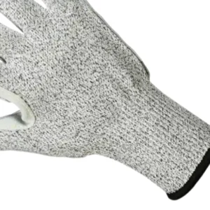 HPPE A4 Cut-Resistant Leather Work Gloves-Knit Wrist