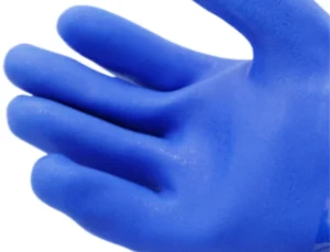 Heavy-Duty PVC Long Cuff Gloves-Rough-textured palm surface