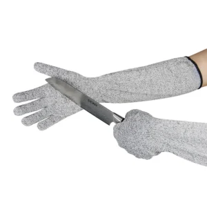 Long Cuff HPPE A5 Cut-Resistant Gloves(CUT-1901)-A5 Level Cut Protection