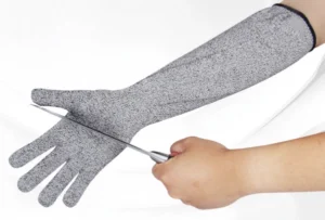 Long Cuff HPPE A5 Cut-Resistant Gloves(CUT-1901) anti cut