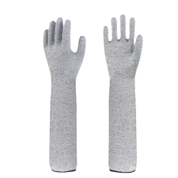 Long Cuff HPPE A5 Cut-Resistant Gloves(CUT-1901)
