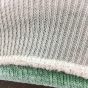 Oil-Resistant Waterproof PVC Dipped Gloves with elastic ribbed knit wrist