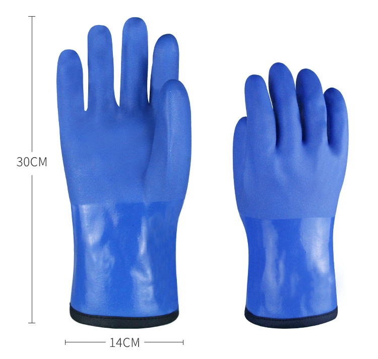 PVC-Coated Waterproof Insulated Gloves-Dimensions