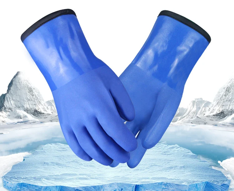 PVC-coated, waterproof insulated gloves-low temperatures