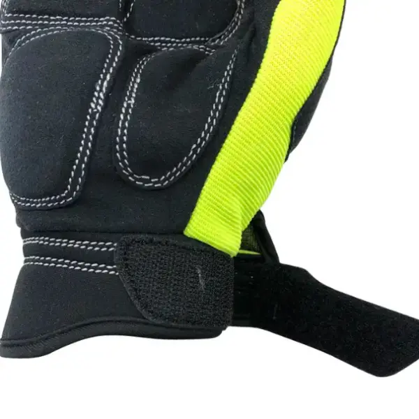 Racing Mechanic Impact-Resistant Synthetic Leather Work Gloves(EP901)-Cuff