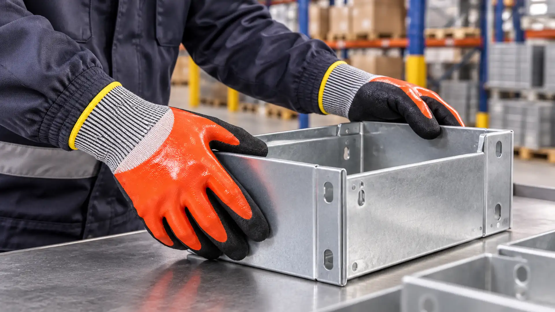13-Gauge ANSI A4 Double-Coated Nitrile Cut-Resistant Gloves (CUT-402)-use cases