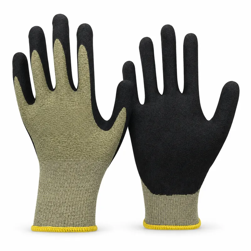 18-Gauge ANSI A3 Anti-Static Sandy Nitrile Cut-Resistant Safety Gloves (cut-602)-main-pair