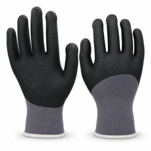 13-Gauge Nylon-Spandex Microfoam Nitrile Half-Coated Work Gloves – EN 388 4131X (PT-N102)-main