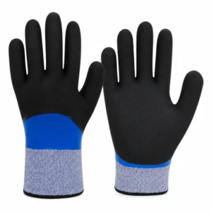 Double Latex Coated ANSI A4 Cut Resistant Winter Gloves wt-l801-main